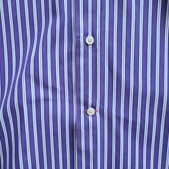 Thomas Mason Vicomte A. Dress Shirt Cotton Long Sleeve XL - Picture 4 of 15